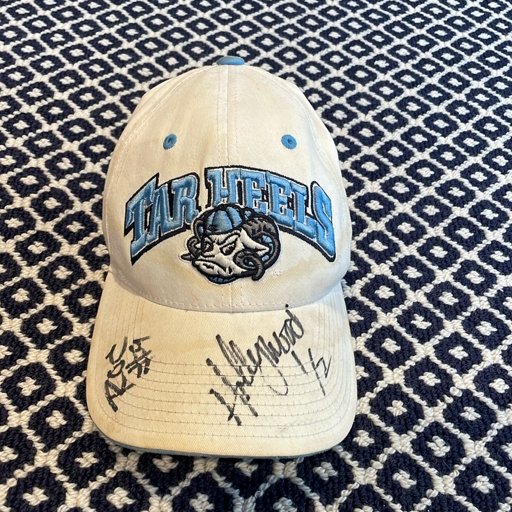 Carolina Tar Heels Signed Hat Basketball